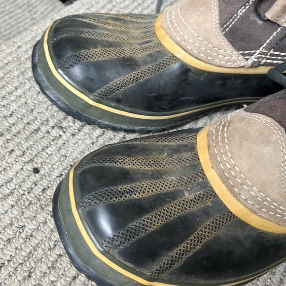 Handcrafted Sorel Natural Rubber Snow Boots Size 10 - Picture 5 of 6